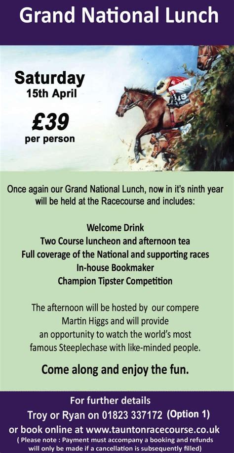 Today's Taunton Racecards .